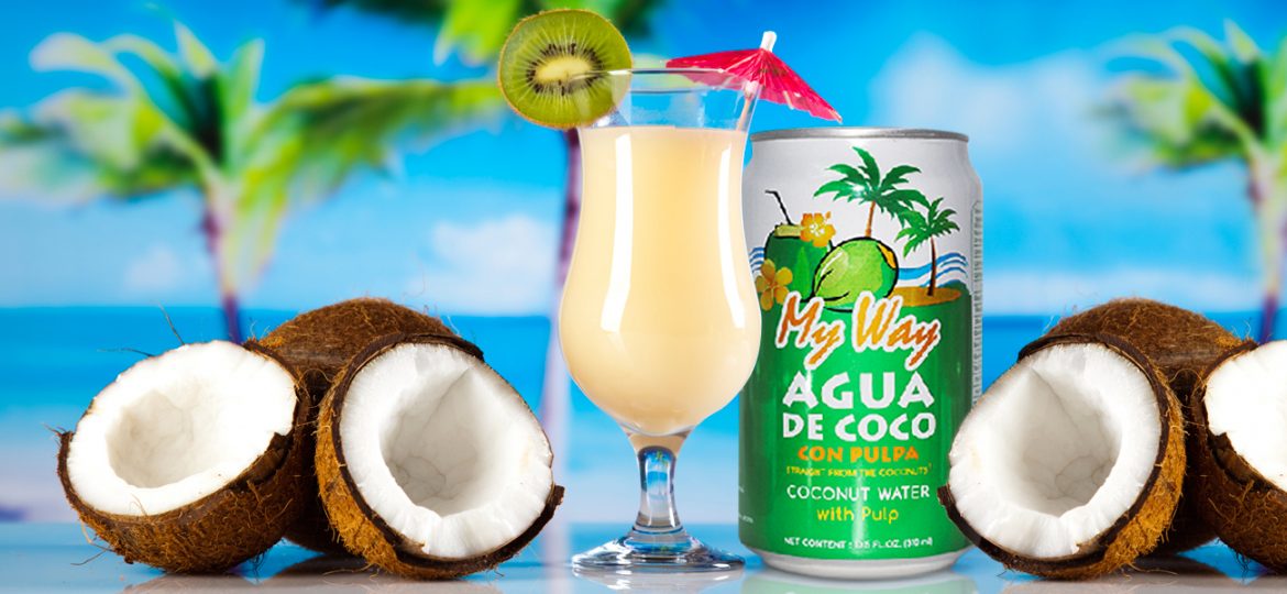 3 Cócteles refrescantes con agua de coco