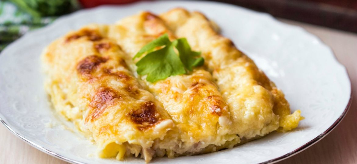 Canelones de atún en salsa bechamel ¡Prúebalos!
