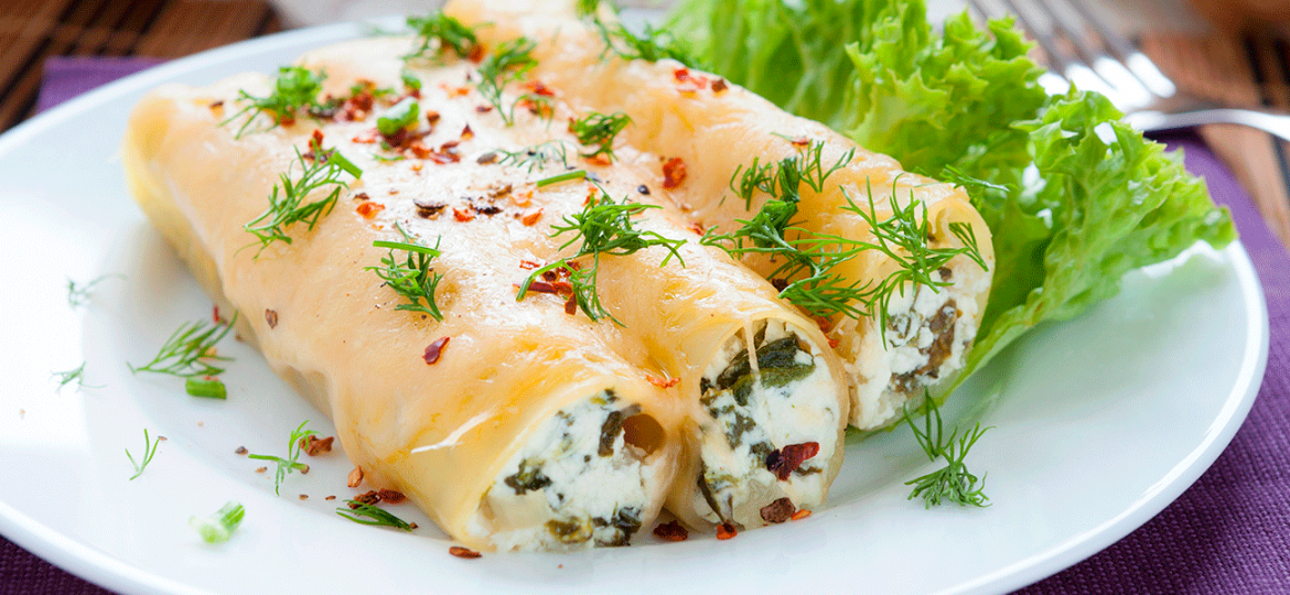 El cielo culinario: Canelones con verduras y pollo