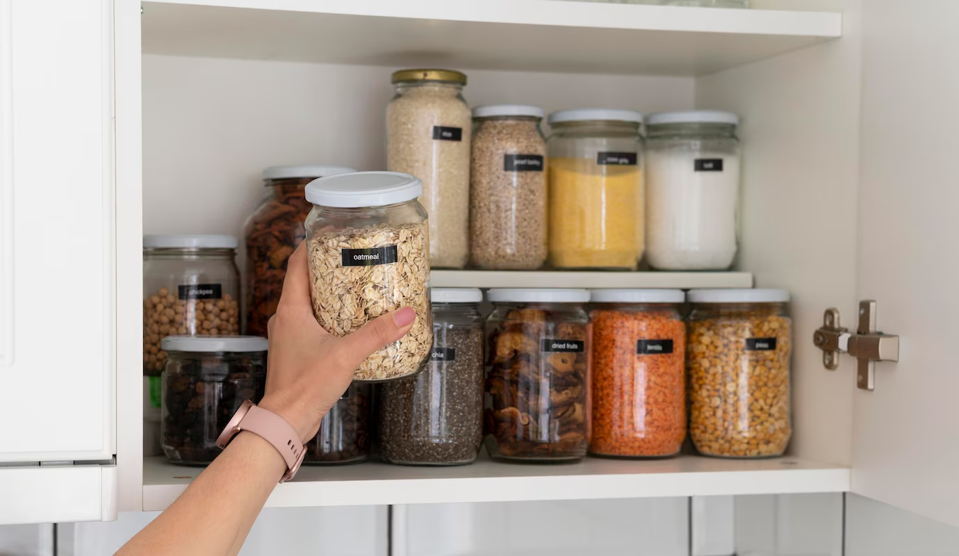 Cocina ordenada con el método Konmari